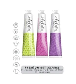 OHLALA Pistachio, Raspberry & Violet Mint Premium Set 3 x 75 ml Diş Macunu thumbnail 1