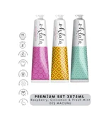OHLALA Raspberry, Cinnamon & Fresh Mint Premium Set 3 x 75 ml Diş Macunu thumbnail 1