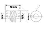Esnek Kaplin 3x4mm D15L13 thumbnail 3