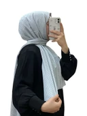 JAKARLI ŞERİT ÇİZGİ DESENLİ ŞAL 1029 thumbnail 9