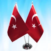 İKİLİ TÜRK BAYRAĞI thumbnail 1