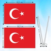 İKİLİ TÜRK BAYRAĞI thumbnail 3