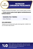 Nutraxin Chromium Picolinate 200 Mcg 90 Tablet thumbnail 3