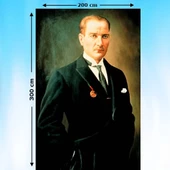 ATATÜRK RESMİ 300X200 cm thumbnail 1
