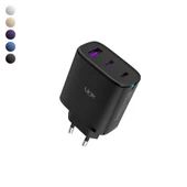 LinkTech C317 45W PD 3.0 QC4.0 2X PD+USB Şarj Adaptörü thumbnail 1