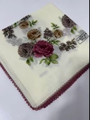 Eripek Oyalı Pamuk Yazma - 90 x 90 thumbnail 7
