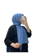 JAKARLI MİDYE DESENLİ ŞAL 1027 thumbnail 9