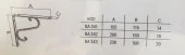 FLORE Ferforje Raf Altı NO:2 SİYAH 1 ADET thumbnail 2