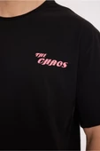 Black CHAOS HALF-RELAX TEE thumbnail 2