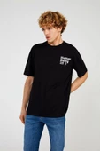Black HUMAN HALF-RELAX TEE thumbnail 2