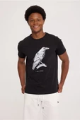 Black THE CROW TEE thumbnail 2