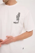 White MISFIT HALF-RELAX TEE thumbnail 2