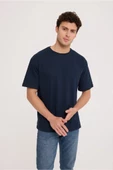 Navy MATH HALF-RELAX TEE thumbnail 2