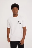 White SPACE HALF-RELAX TEE thumbnail 1