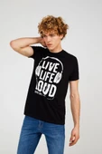 Black LOUD TEE thumbnail 2