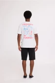 White CHAOS HALF-RELAX TEE thumbnail 6