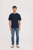 Navy MATH HALF-RELAX TEE thumbnail 1