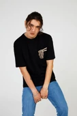 Black NOODLE RELAX TEE thumbnail 2