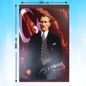 ATATÜRK RESMİ 300X200 cm thumbnail 1