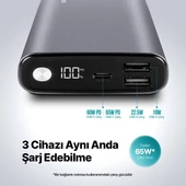 Ttec 2BB216 Recharger Pro LCD 15.000 Mah Pd 65W Taşınabilir Hızlı Şarj Aleti/Powerbank thumbnail 3