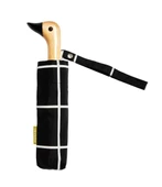 Original Duckhead Duck Kompakt Şemsiye Black Grid thumbnail 1