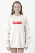 Tulsa King Lettern Beyaz Kadın 2ip Sweatshirt thumbnail 1