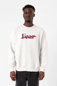 Rolling Quartz Fearless Beyaz Erkek 2ip Sweatshirt thumbnail 1
