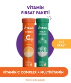 2li- Vitago Vitamin C+Multivitamin,20li Efervesan Tablet thumbnail 1