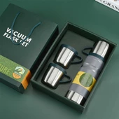 Kapris Çelik 3lü Termos Seti 680 ml Gri Kap-290 thumbnail 1