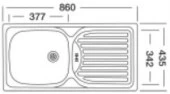 Paslanmaz Evye Klasik - 43,5*86cm thumbnail 2
