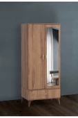 Onurdesign 2 Kapaklı Dolap Ceviz thumbnail 1