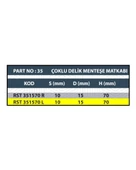 15x70 SOL ÇOKLU DELİK MATKABI thumbnail 3