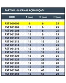 6x6 TARAMA / KANAL AÇMA BIÇAĞI thumbnail 3