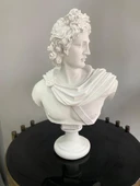 Apollont Büst Heykel Biblo thumbnail 7
