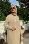 Sinem Çelik Örme Triko Hırka Taş thumbnail 4