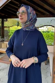 Dora Triko Tunik Lacivert thumbnail 5
