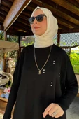 Melda Triko Tunik Siyah thumbnail 5