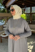 Melda Triko Tunik Gri thumbnail 2