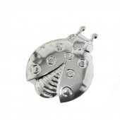 20 Adet 3x4cm Metal Uğur Böceği thumbnail 2