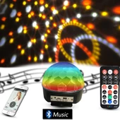 Bluetooth Sd Aux Usb Led Disko Lamba Topu Speaker (4172) thumbnail 3