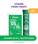2li-Vitago Vitamin D3+ Vitago Multivitamin Efervesan Tablet thumbnail 1