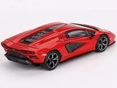 Mini GT 720 Lamborghini Countach LPI 800-4 Rosso Mars LHD Model Araba thumbnail 3