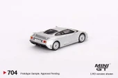 Mini GT 704 Bugatti EB110 GT Grigio Chiaro LHD Model Araba thumbnail 1