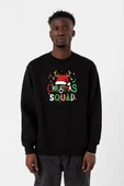 Christmas Squad Siyah Erkek 2ip Sweatshirt thumbnail 1