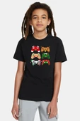 Video Game Controller Christmas Siyah Çocuk Tshirt thumbnail 1