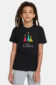 Merry Christmas Siyah Çocuk Tshirt thumbnail 1