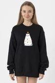 Grumpy Christmas Siyah Kadın 2ip Sweatshirt thumbnail 1
