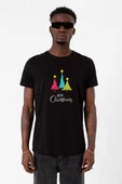 Merry Christmas Siyah Erkek Tshirt thumbnail 1