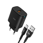 LinkTech C303 18W Auto ID Type-C Kablolu Şarj Aleti Set thumbnail 5