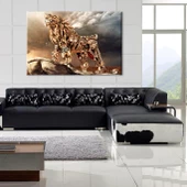 Aslan Mekanik Kanvas Tablo thumbnail 2